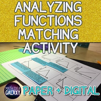 Preview of Analyzing Functions Digital Activity- Matching