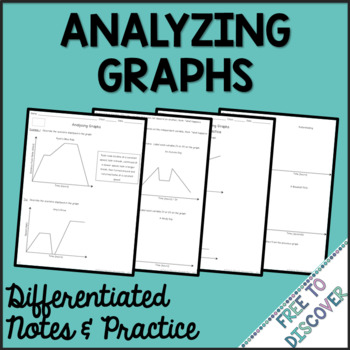 Preview of Analyzing Graphs Notes and Practice