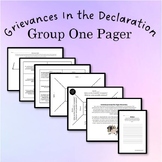Analyzing Grievances from the Declaration of Independence 