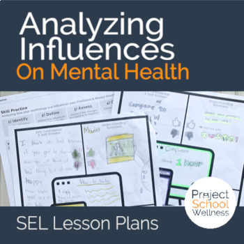 Preview of Analyzing Influence on Mental Health, SEL and Skills-Based Health Lesson