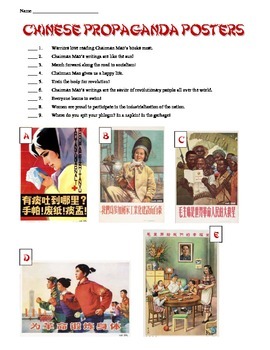 Preview of Analyzing Mao Zedong's Communist China Posters