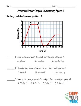Motion Graphs Physics Worksheet Answers - Promotiontablecovers