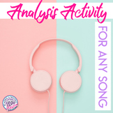Music as Poetry Analysis Activity for Any Song - Digital a