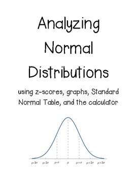 Preview of Analyzing Normal Distributions
