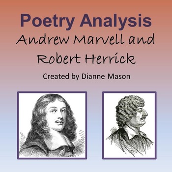 Preview of Poetry Analysis Andrew Marvell and Robert Herrick
