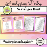 Analyzing Poetry Scavenger Hunt