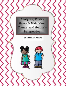 Preview of Analyzing Poetry for Grades 5-8 (Main Idea, Theme, and Author’s Perspective)