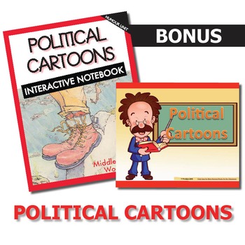 Preview of Analyzing the Political Cartoon **VALUE** Bundle