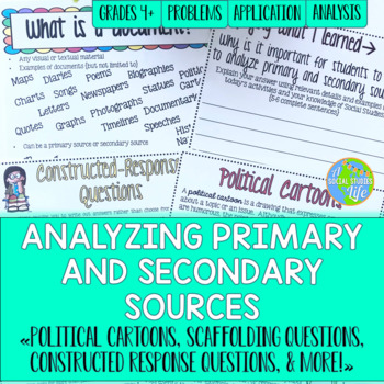 Preview of Analyzing Primary and Secondary Sources