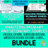 Analyzing Primary and Secondary Sources BUNDLE