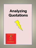 Analyzing Quotations