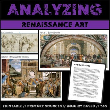 Preview of Analyzing Renaissance Art:  Primary Source Activity