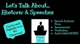 Analyzing Speech: Rhetoric & Speeches Materials