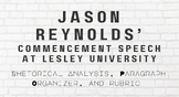 Analyzing Rhetoric in Jason Reynolds’s Commencement Speech