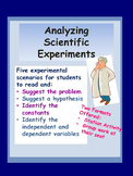 Analyzing Scientific Experiments