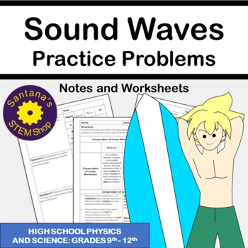 Preview of Sound Waves Practice Problems: Notes and Worksheets for Physics