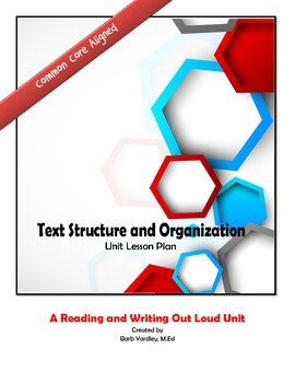 Preview of Analyzing Text Structure Unit