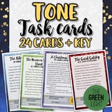 Analyzing Tone Task Cards: Quizzes, Bell-Ringers, Activiti