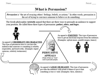 Preview of Analyzing Types of Persuasion in Advertising