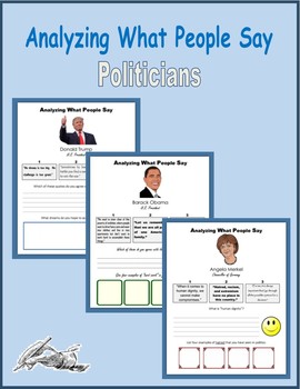 Preview of Analyzing What People Say - Politicians