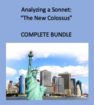 Preview of Analyzing a Sonnet: "The New Colossus" Complete Bundle