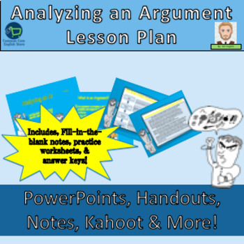 Preview of Analyzing an Argument Common Core Lesson Plan