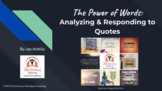 Analyzing and Responding to Quotes in Google Drive | Dista