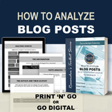 Analyzing blog posts – effective internet research - infor