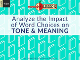 Analyzing the Impact of Word Choices on Tone and Meaning