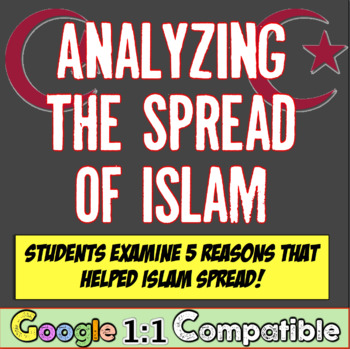 Preview of Spread of Islam Student Activity | Analyze 5 Reasons for Spread of Islam