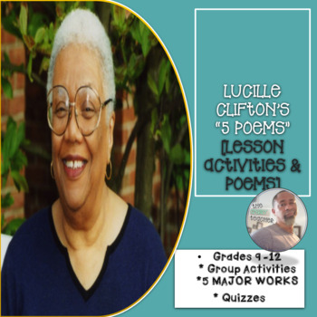 Preview of Lucille Clifton's "5 Poems" [Lesson Activities & Poems]