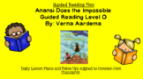 Anansi Does the Impossible (Level O) Guided Reading Lesson Plan