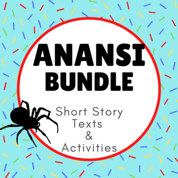Preview of Anansi Unit: Two Folk Stories, Character Analysis, Compare and Contrast Writing