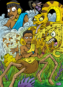 Preview of Anansi and the Sky God's Stories: An African Folktale (Script-Story)