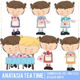 Anastasia Tea Time Girls Clipart Graphics