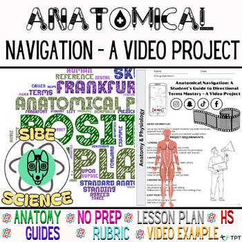 Preview of Anatomical Directional , Anatomy Project Based Learning, 11, Directions