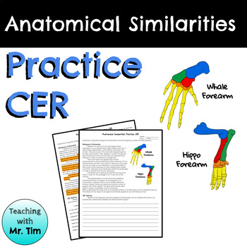 Preview of Anatomical Similarities Practice CER