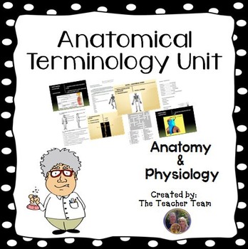 Preview of Anatomical Terminology Unit | Anatomy and Physiology | Biology