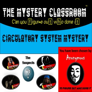 Preview of Anatomy: Circulatory System Mystery | Mystery Classroom (Distance Learning)
