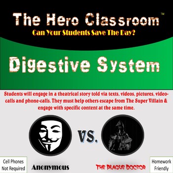 Preview of Anatomy: Digestive System  | Hero Classroom (Distance Learning)