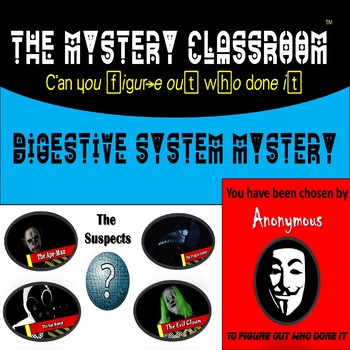 Preview of Anatomy: Digestive System Mystery | The Mystery Classroom