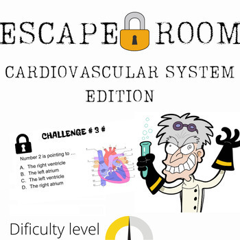 Preview of Anatomy Escape Room Science Activity: Circulatory System