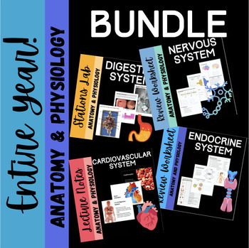 Preview of Anatomy FULL-YEAR Growing Bundle