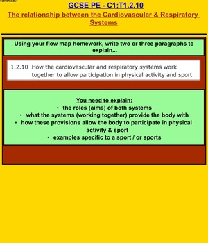 Preview of Anatomy & Physiology - 20 - Cardio & Resp Relationship & Sport