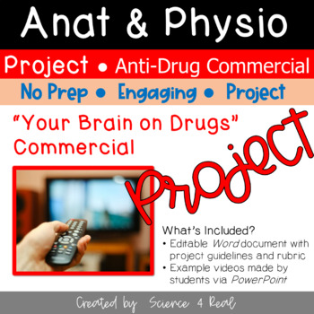 Preview of Anatomy & Physiology/Health  ANTI-DRUG PROJECT