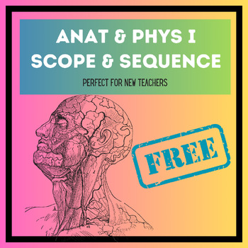 Preview of Anatomy & Physiology I Scope & Sequence Pacing Guide- FREE