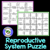 Anatomy & Physiology : Reproductive System Puzzle