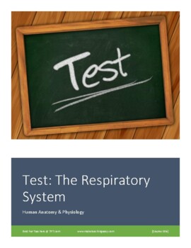 Preview of Anatomy & Physiology Test: The Respiratory System