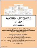 Anatomy + Physiology in SLP: Respiration