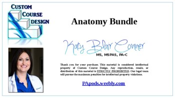 Preview of Anatomy Review Complete Bundle